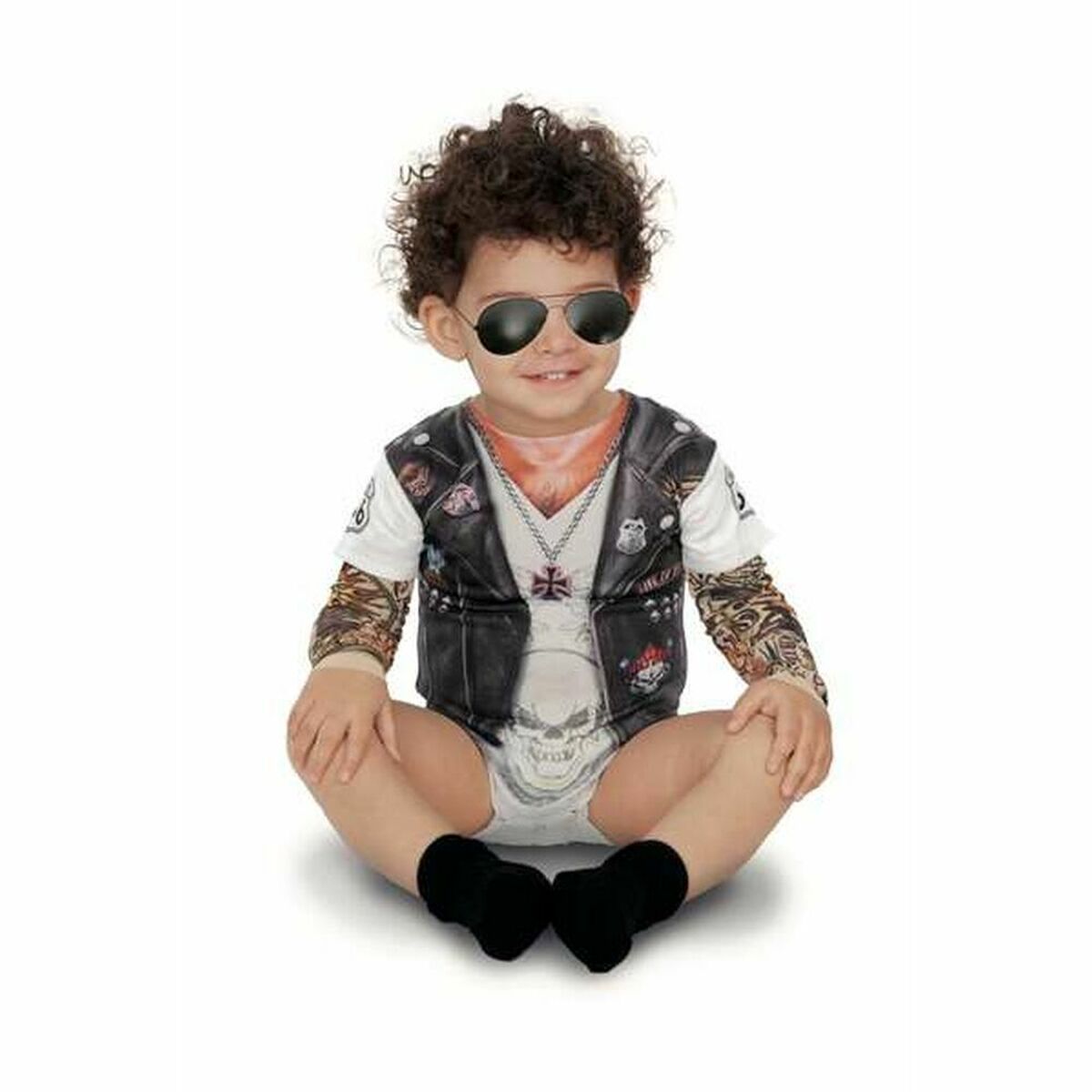 Kostume til børn My Other Me Hell Boy 6 måneder